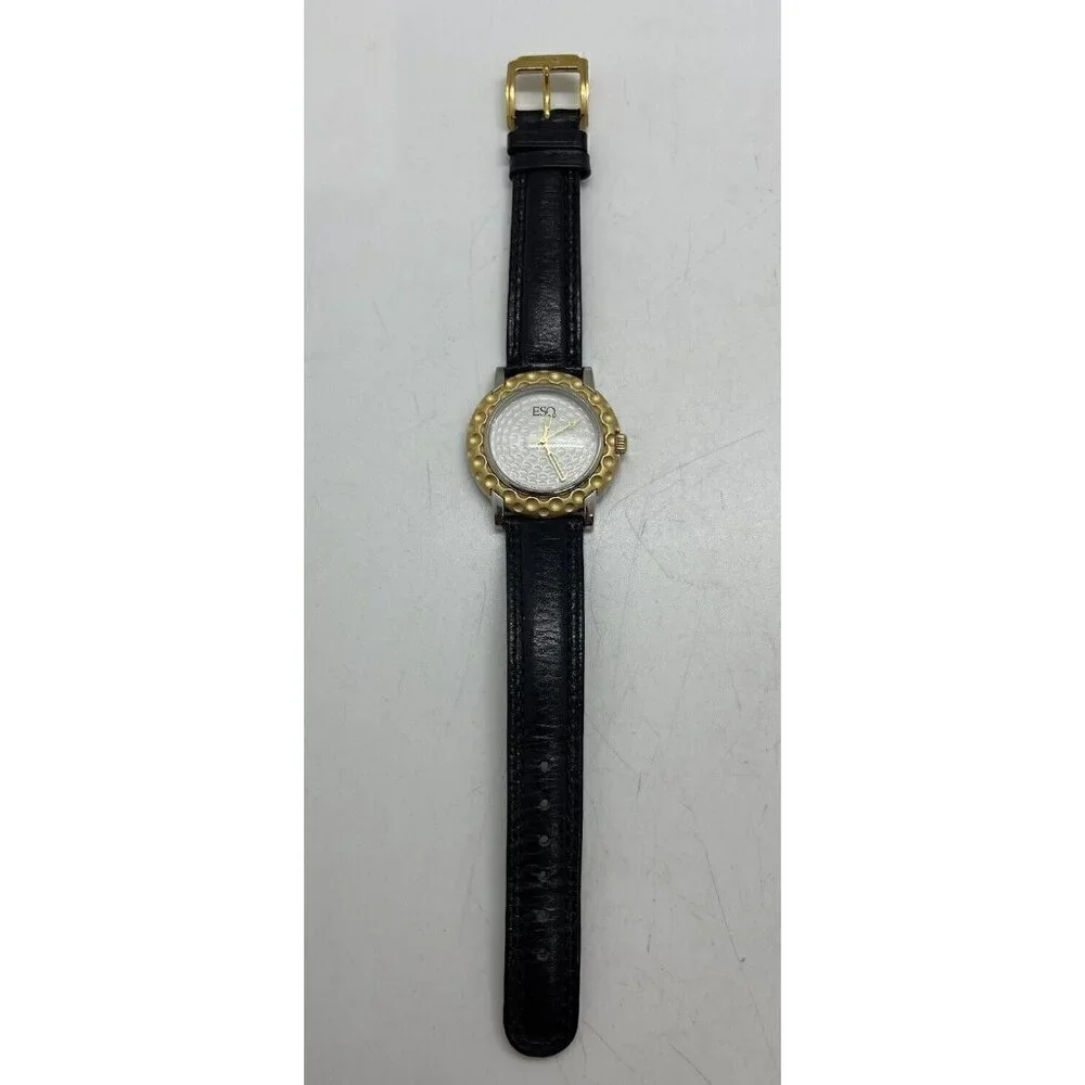 ESQ Swiss ESQUIRE Quartz 300231 Wristwatch Analog Women Watch Golf Ball Face